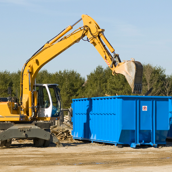 what are the rental fees for a residential dumpster in Broadland